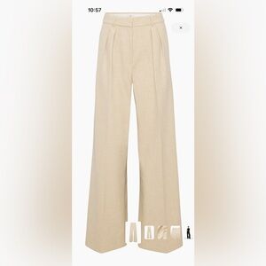 Babaton Founder Wide Leg High Rise trousers